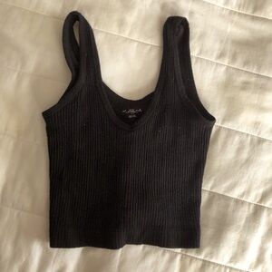 Urban Outfitters Cropped Black Out From Under tank